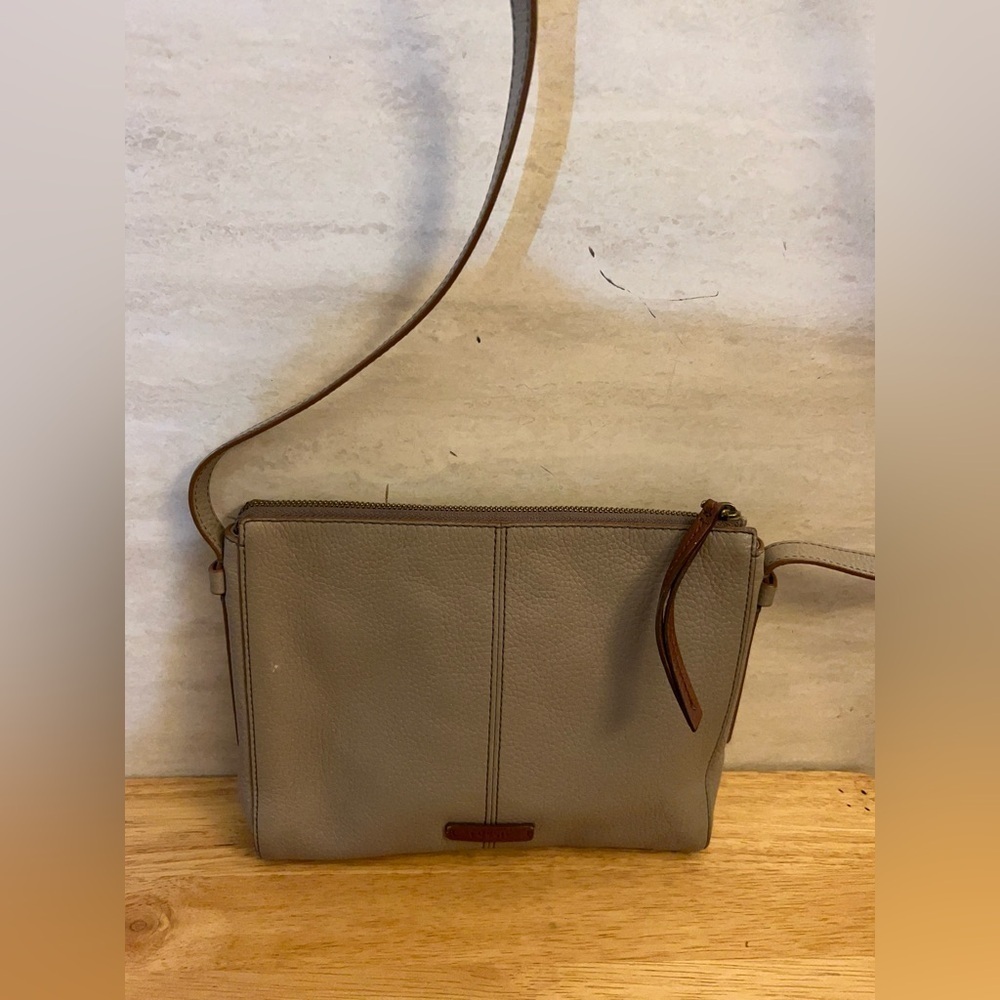 Fossil Felicity Crossbody Taupe Cowhide